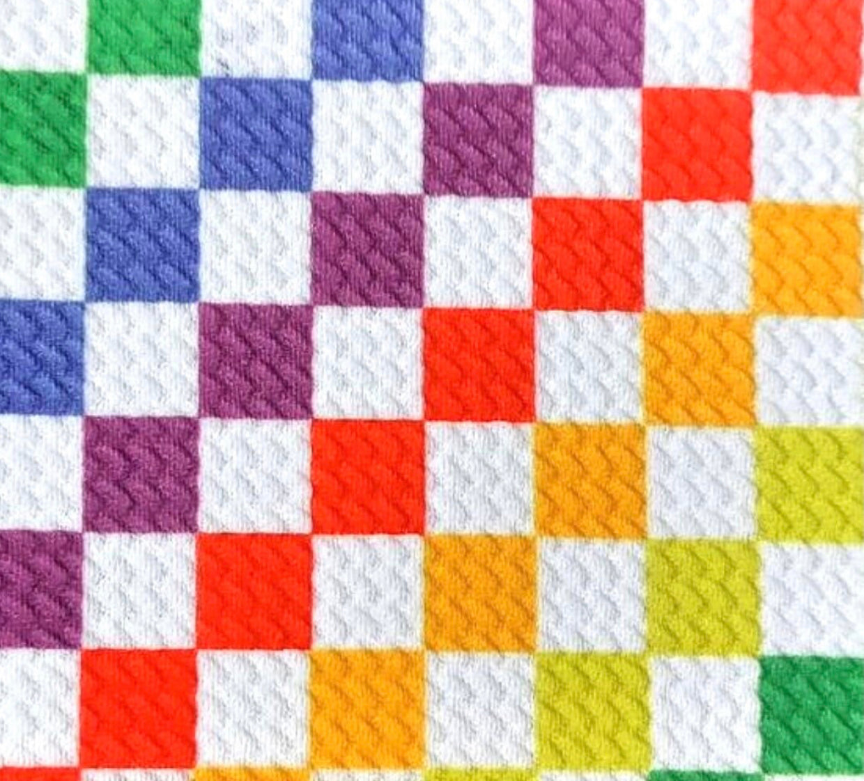 Colorful Checkered Piggies