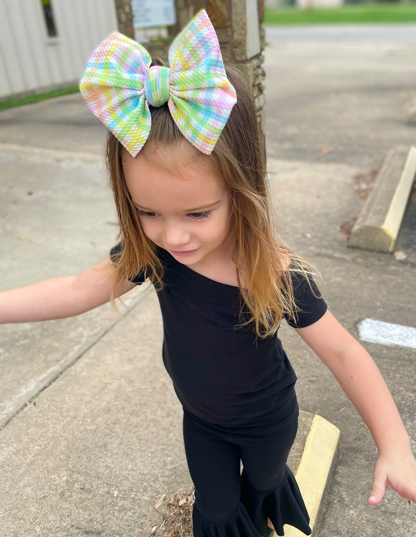 Pastel Gingham Bows