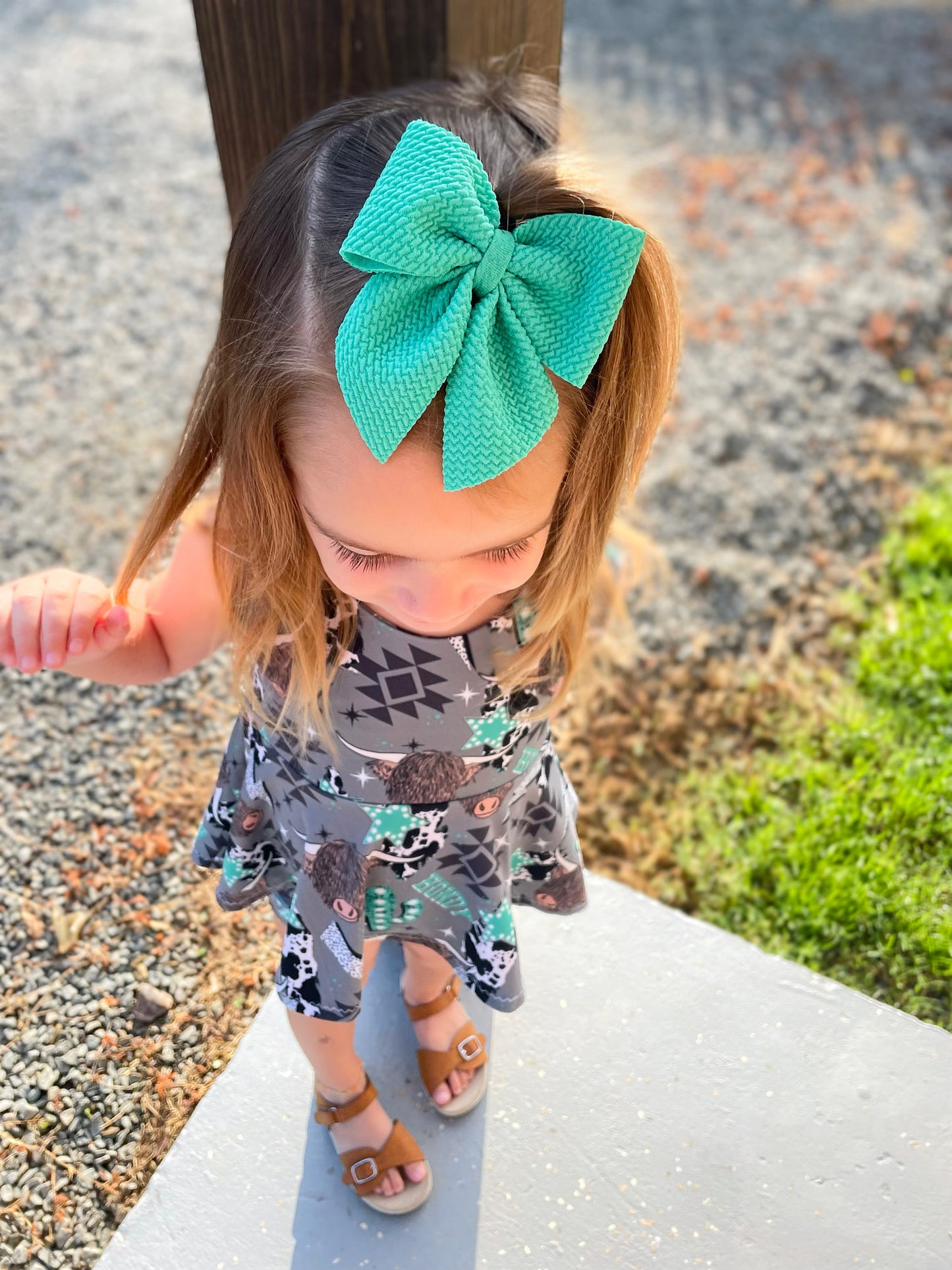 Spearmint Sailor Bow