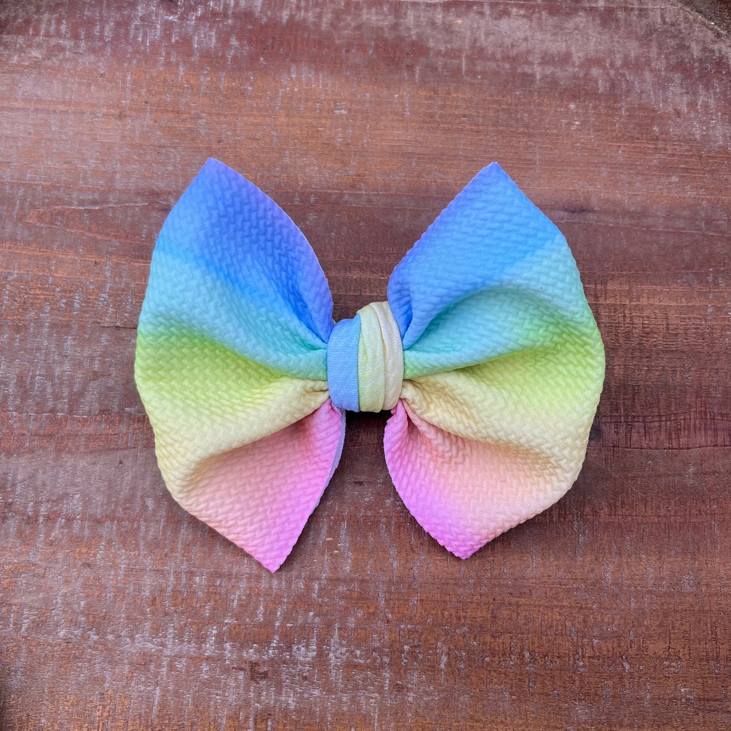 Rainbow Watercolor Bows