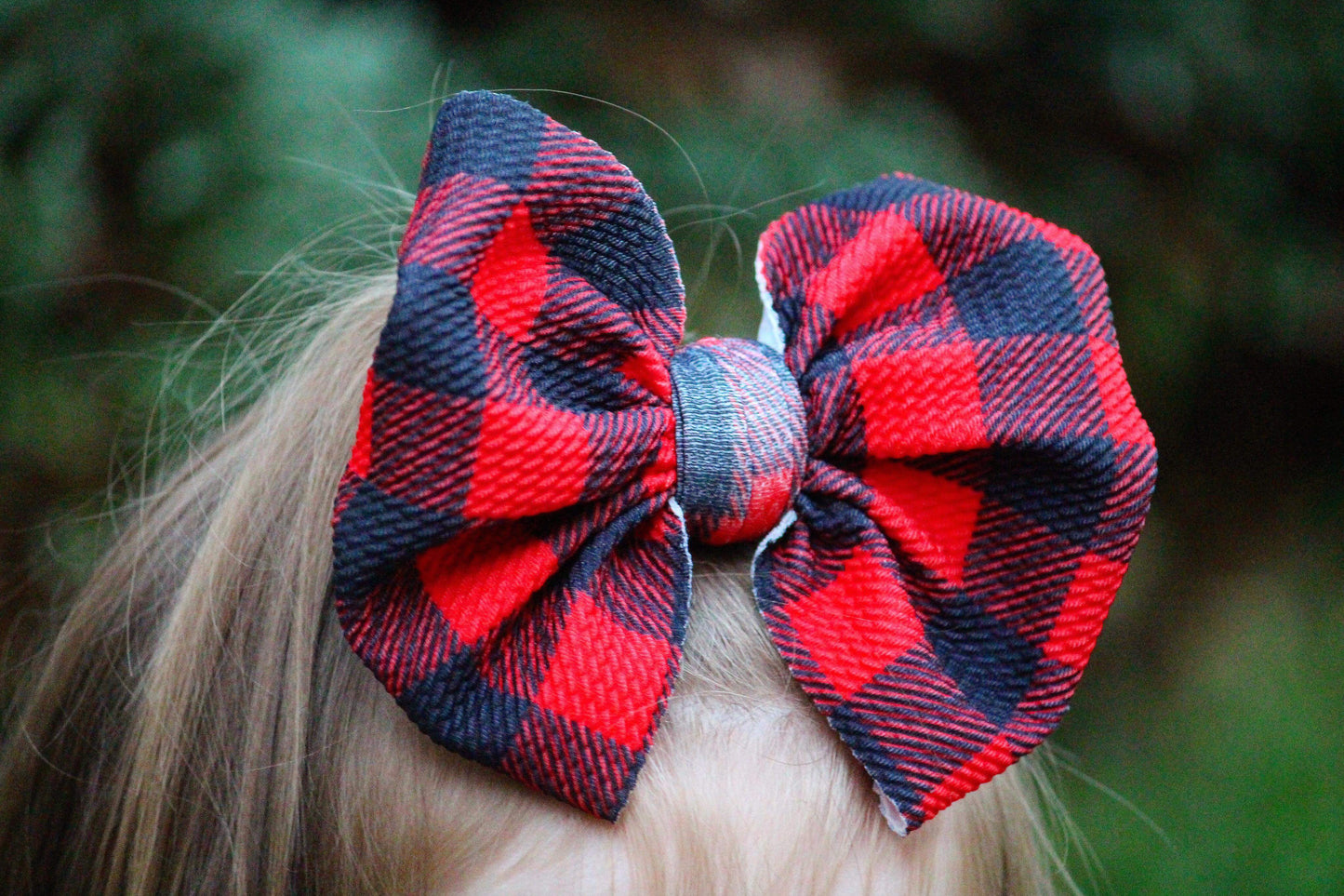 Red Buffalo Plaid Bows