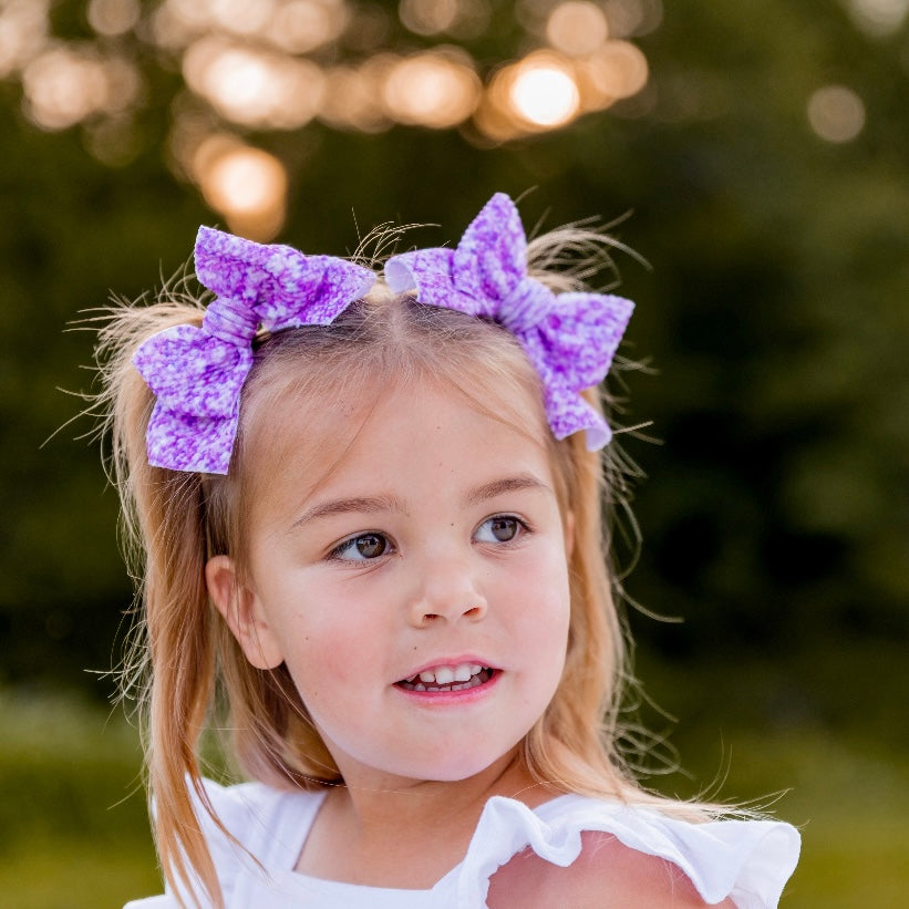 Purple Sparkle Pigtails