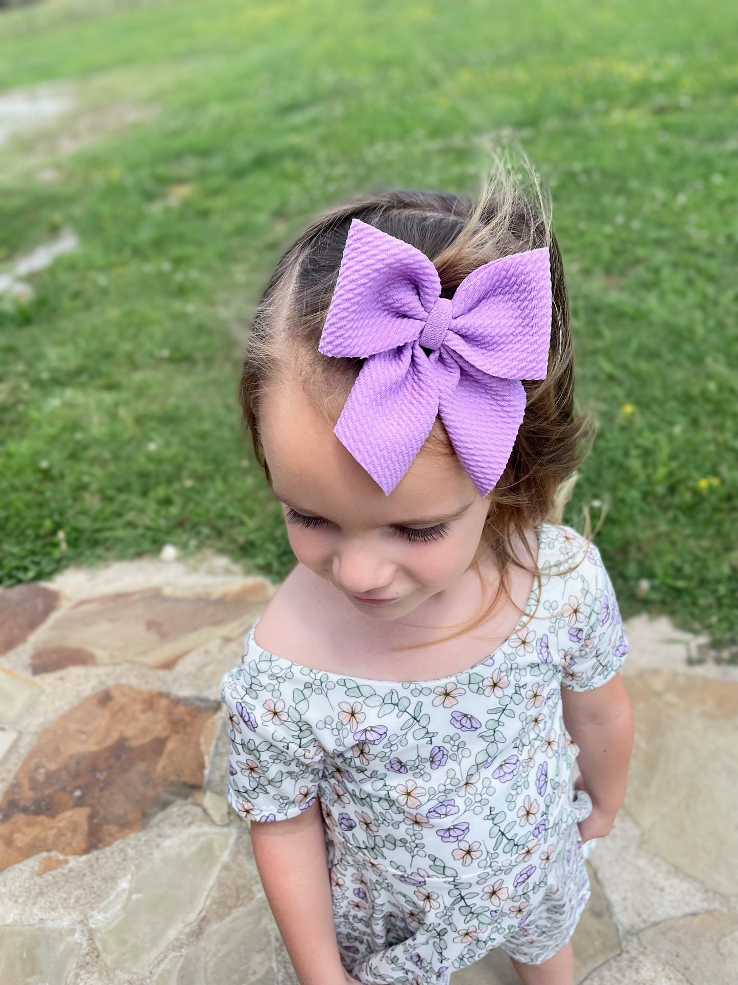 Lilac Sailor Bow