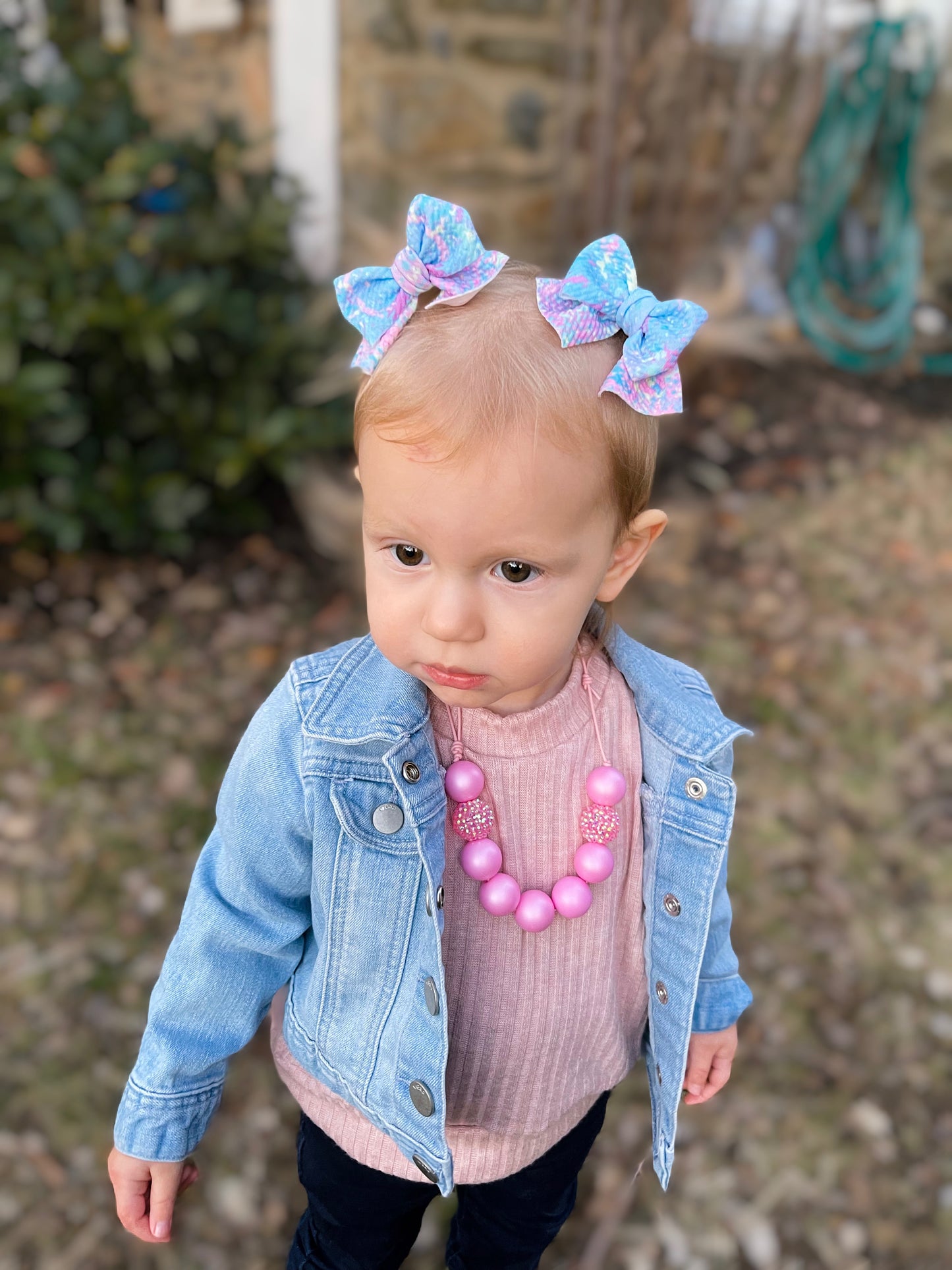 Paint Splatter Pigtails