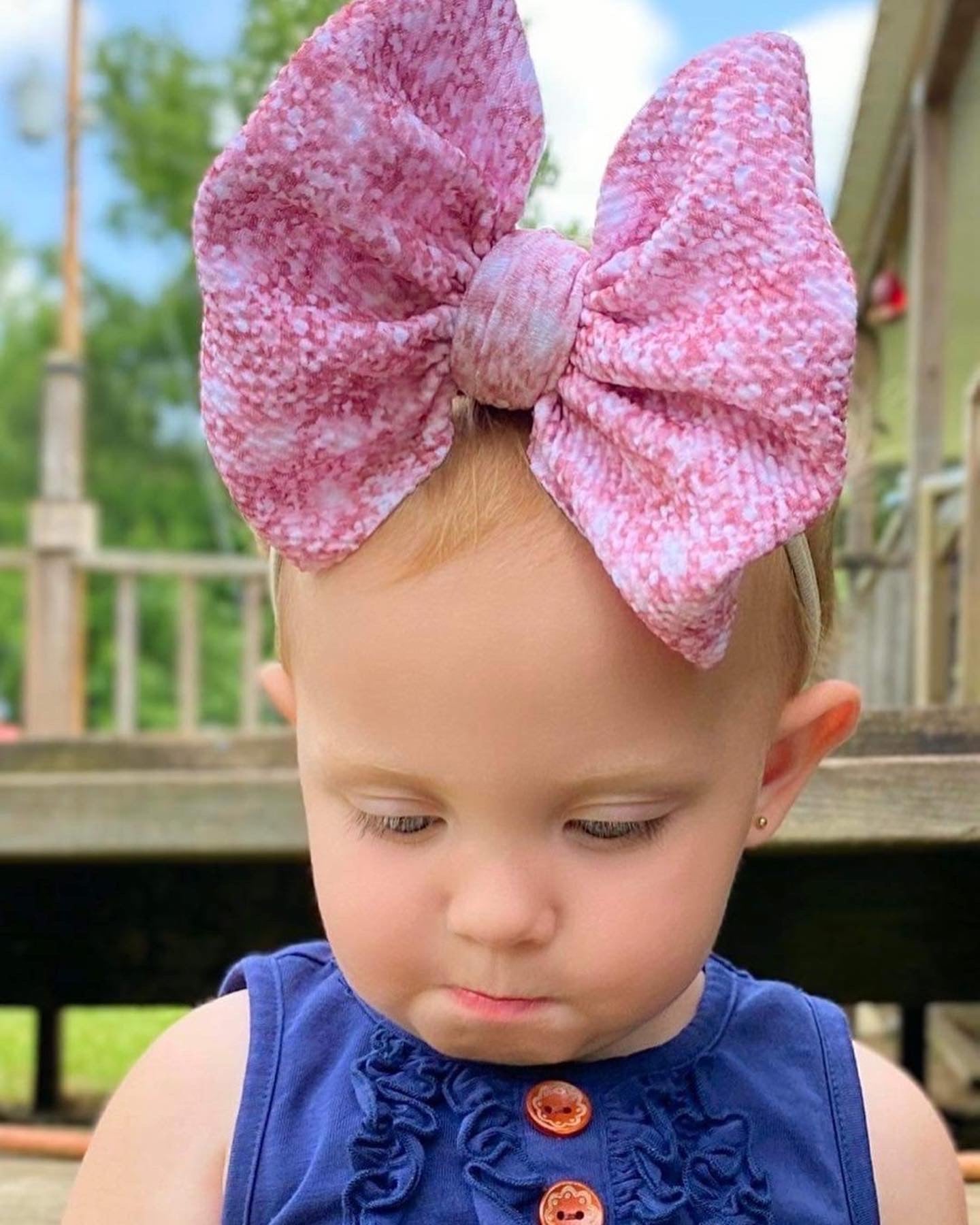 Rose Gold Sparkle Bows