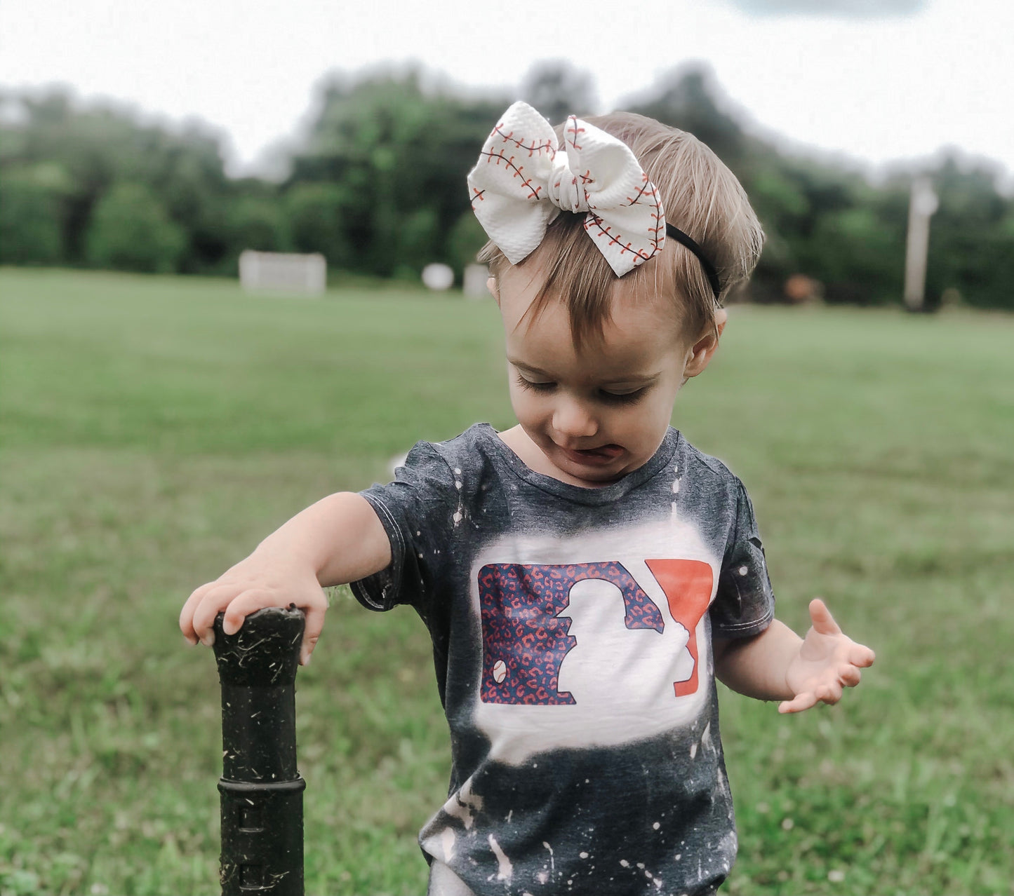 Baseball Stitch Bows