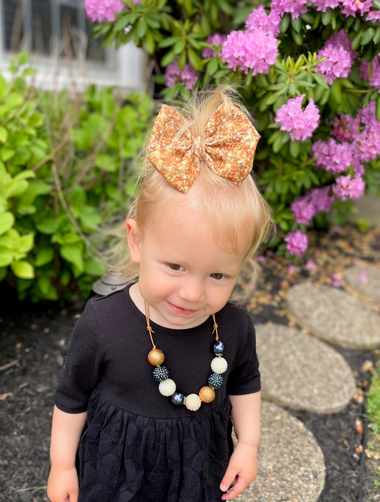 Gold Sparkle Pinwheel