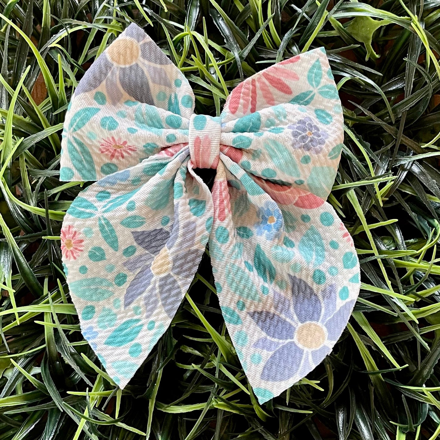Tessa Floral Sailor Bow