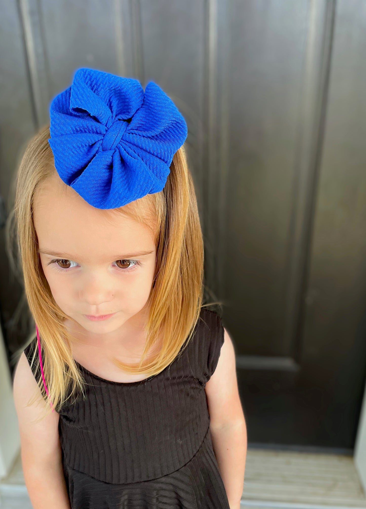 Imperial Blue Messy Bows