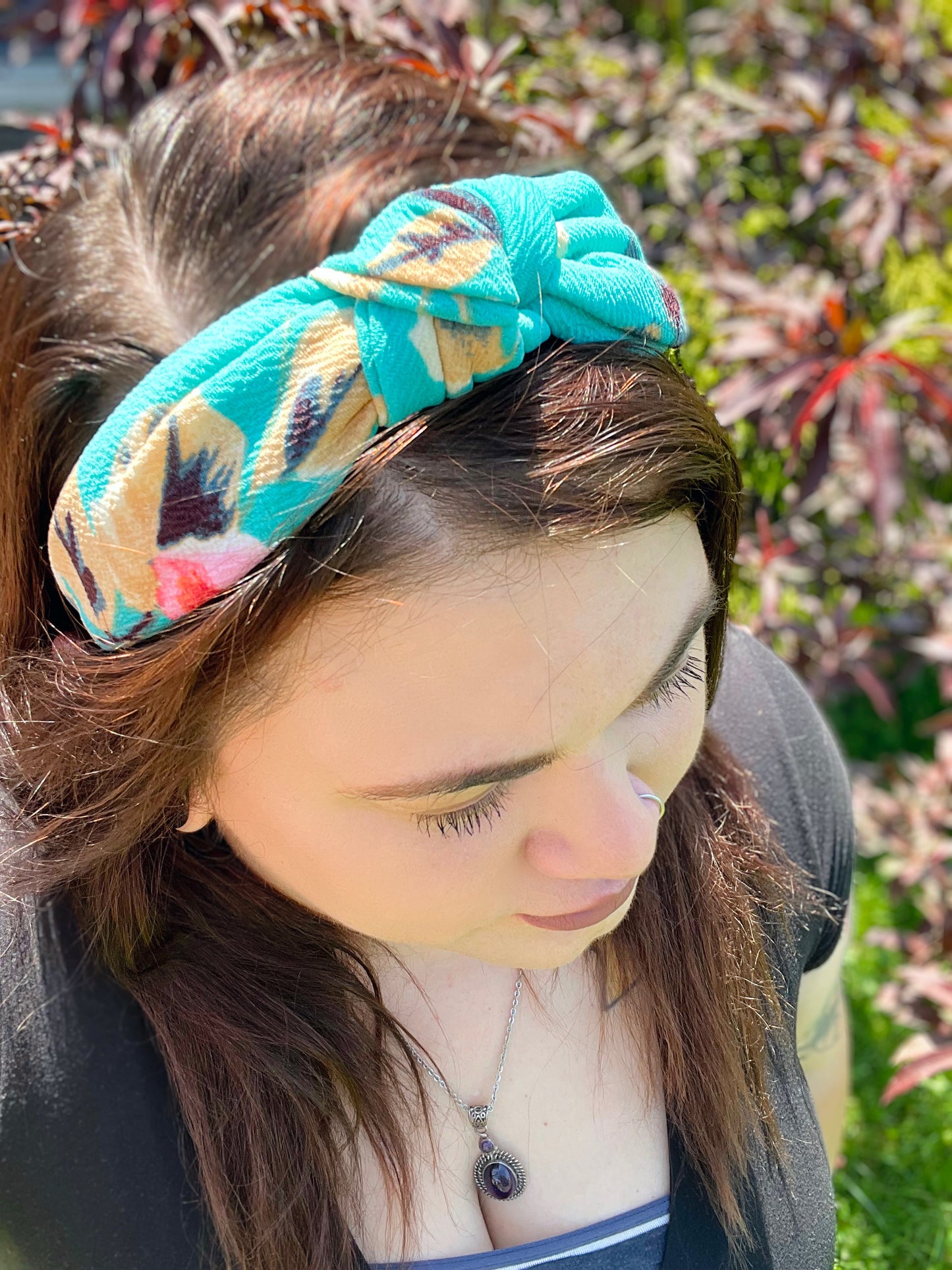 Stormy Floral Headband