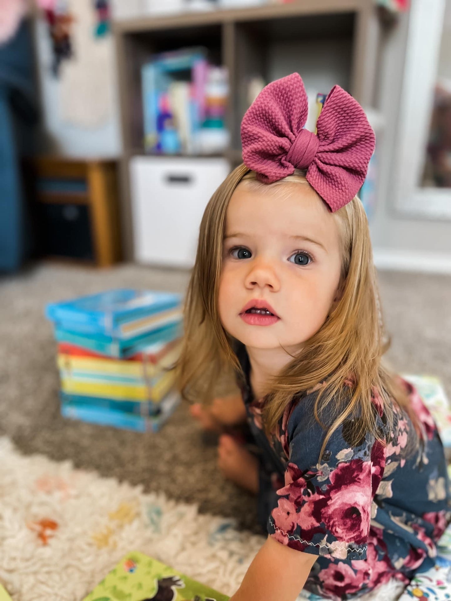 Dark Rose Bows