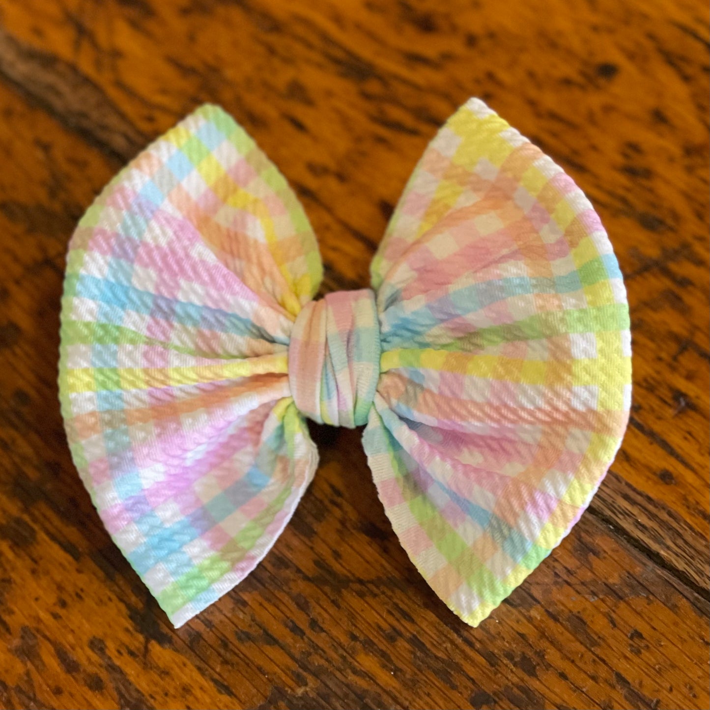 Pastel Gingham Bows