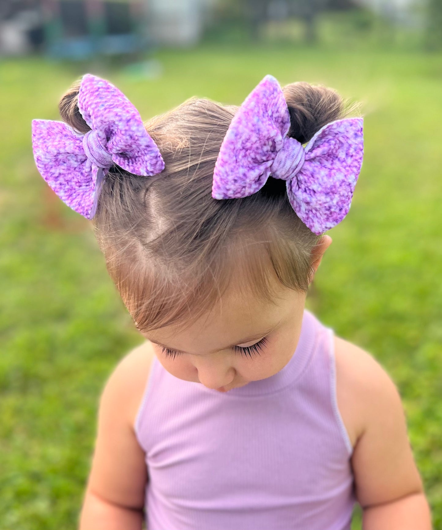 Purple Sparkle Piggies