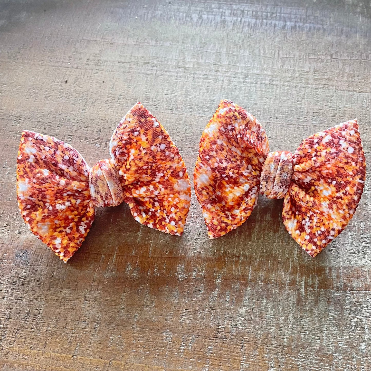 Orange Sparkle Piggies