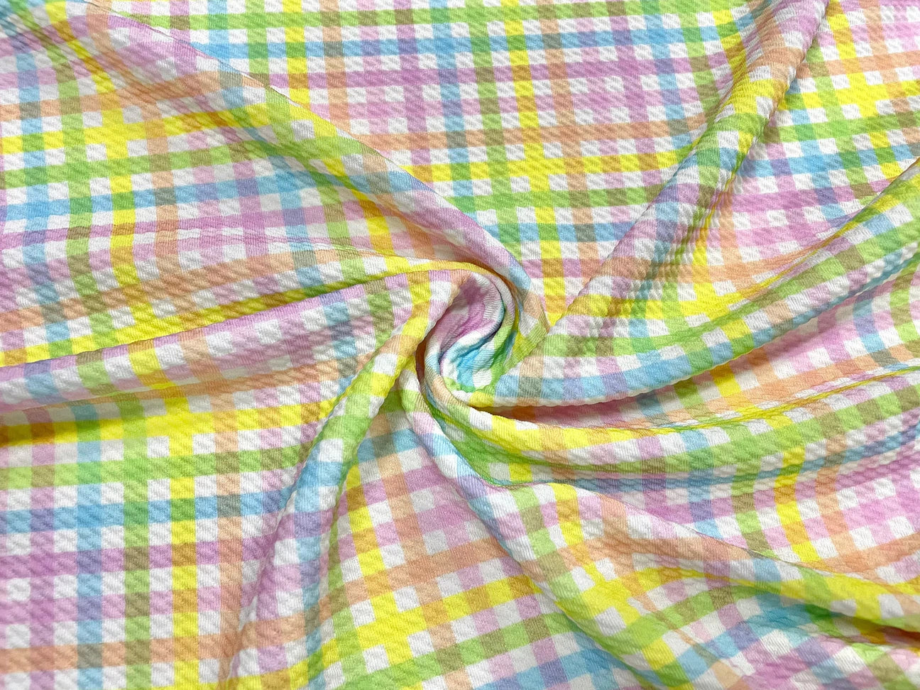 Pastel Gingham Piggies