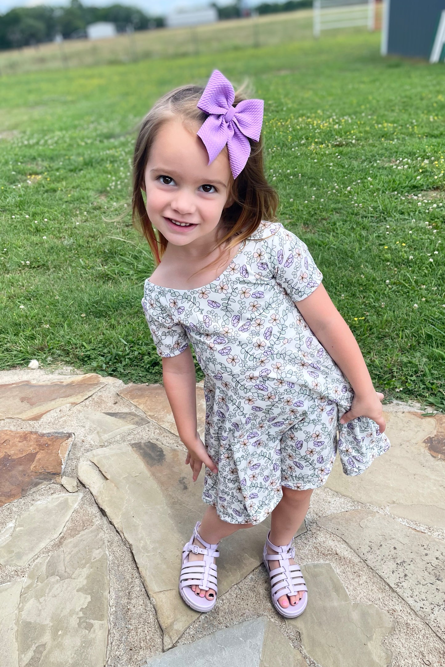Lilac Sailor Bow