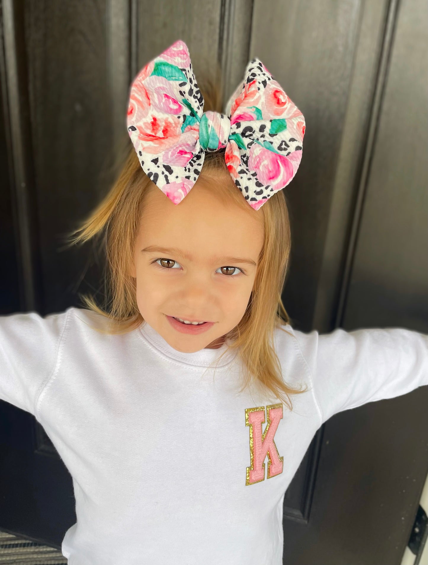 Morgan Leopard Floral Bows