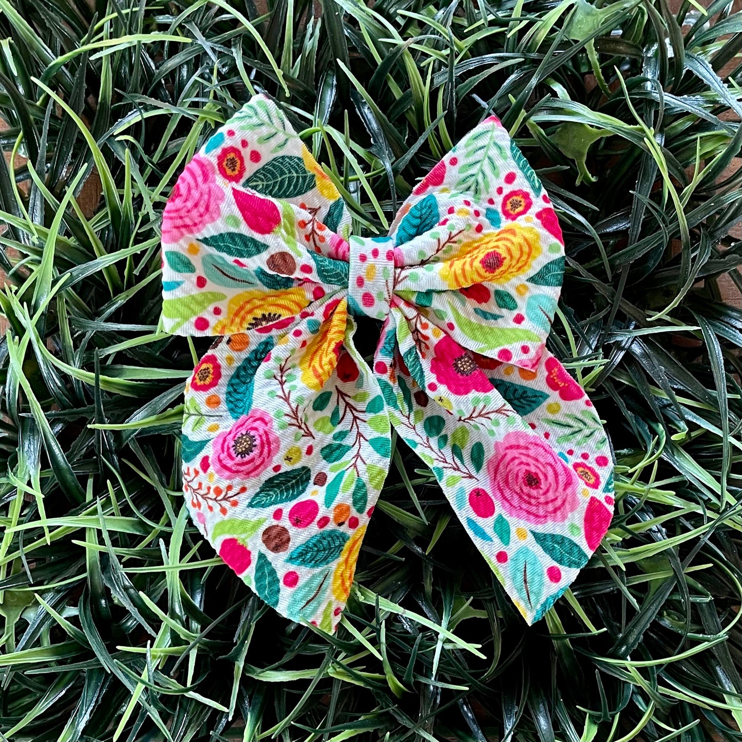 Emersyn Floral Sailor Bow