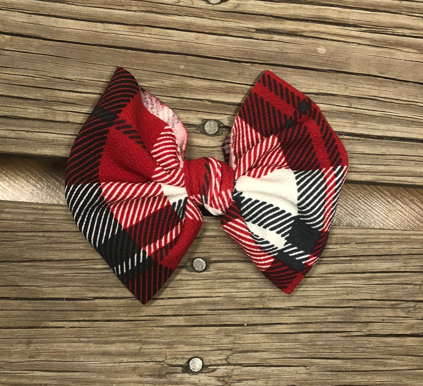 Red Plaid Bows