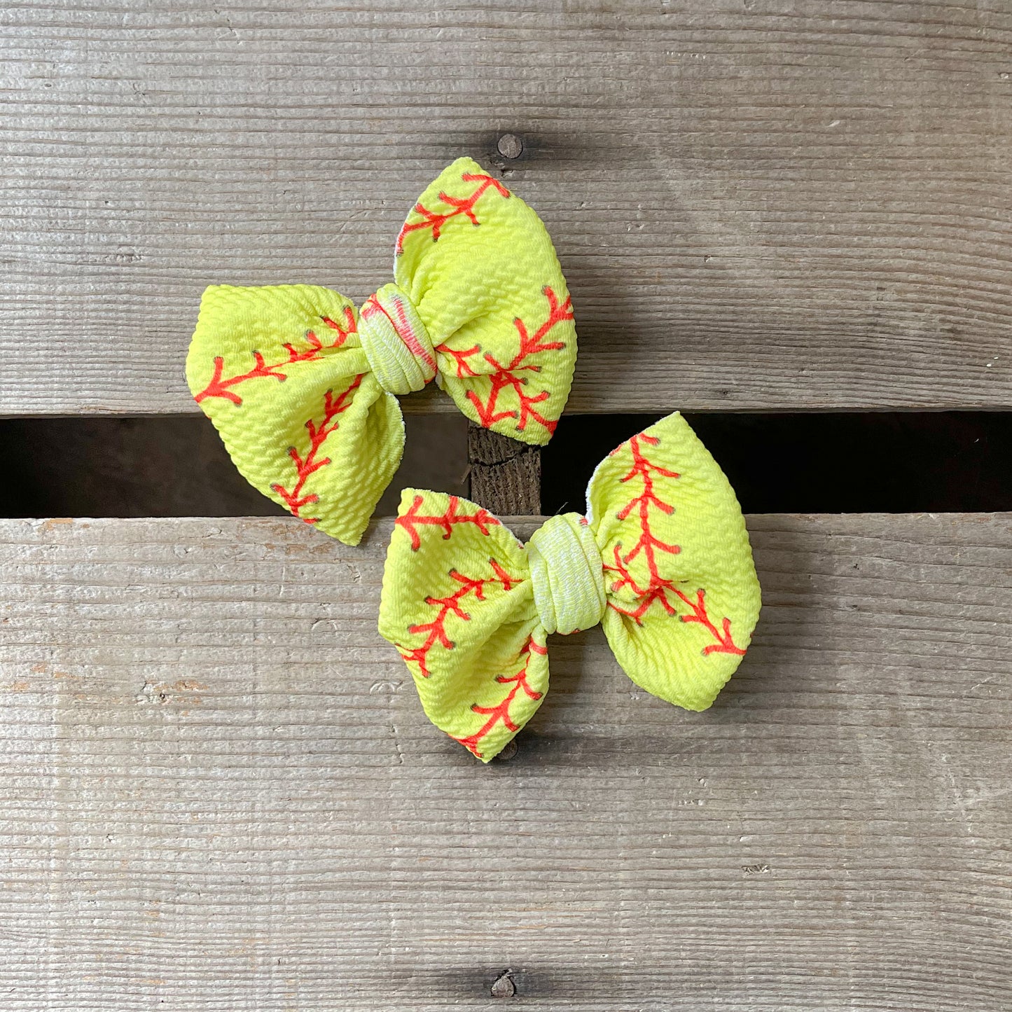 Softball Stitch Piggies