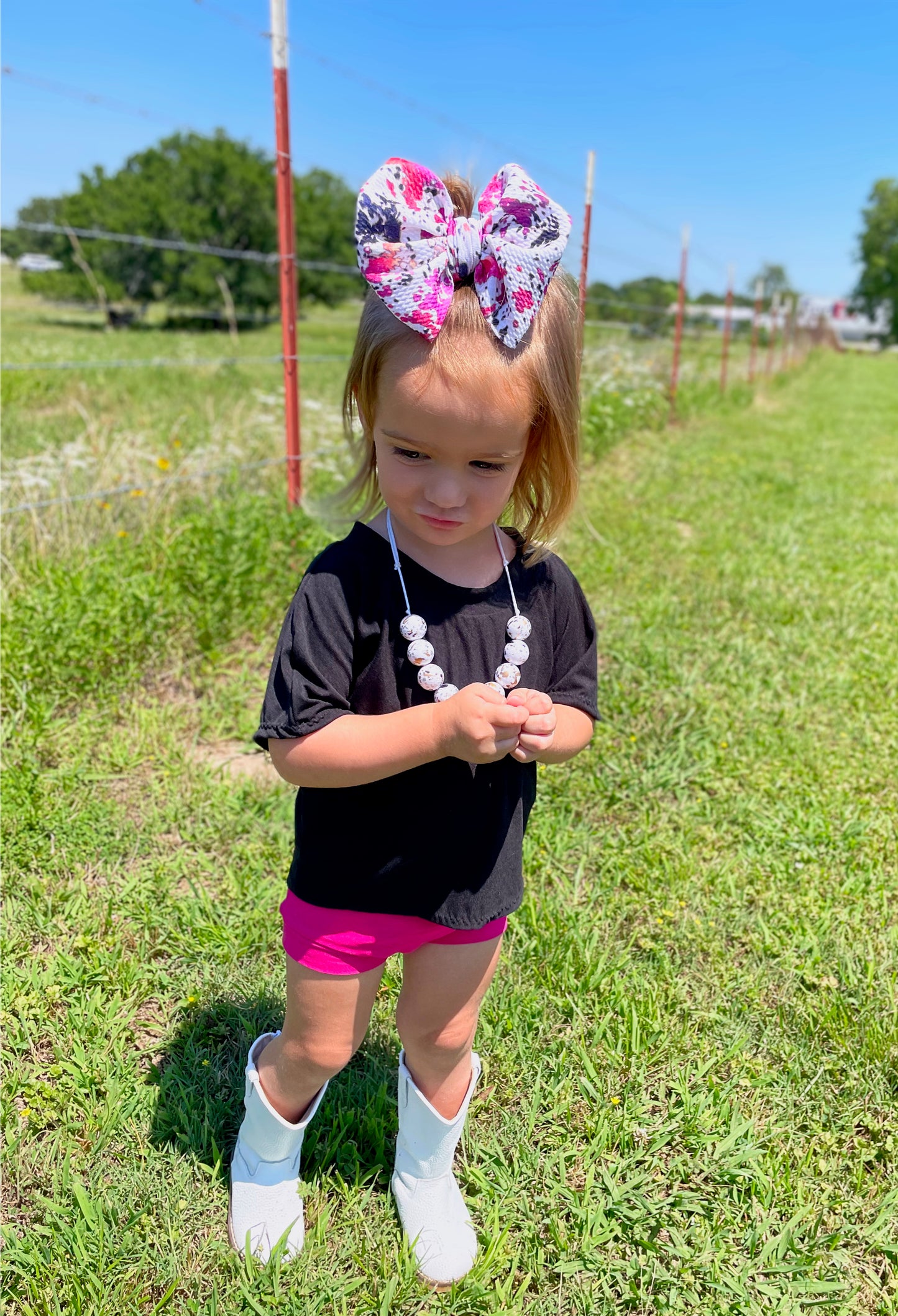 Cowhide Barbie Bows