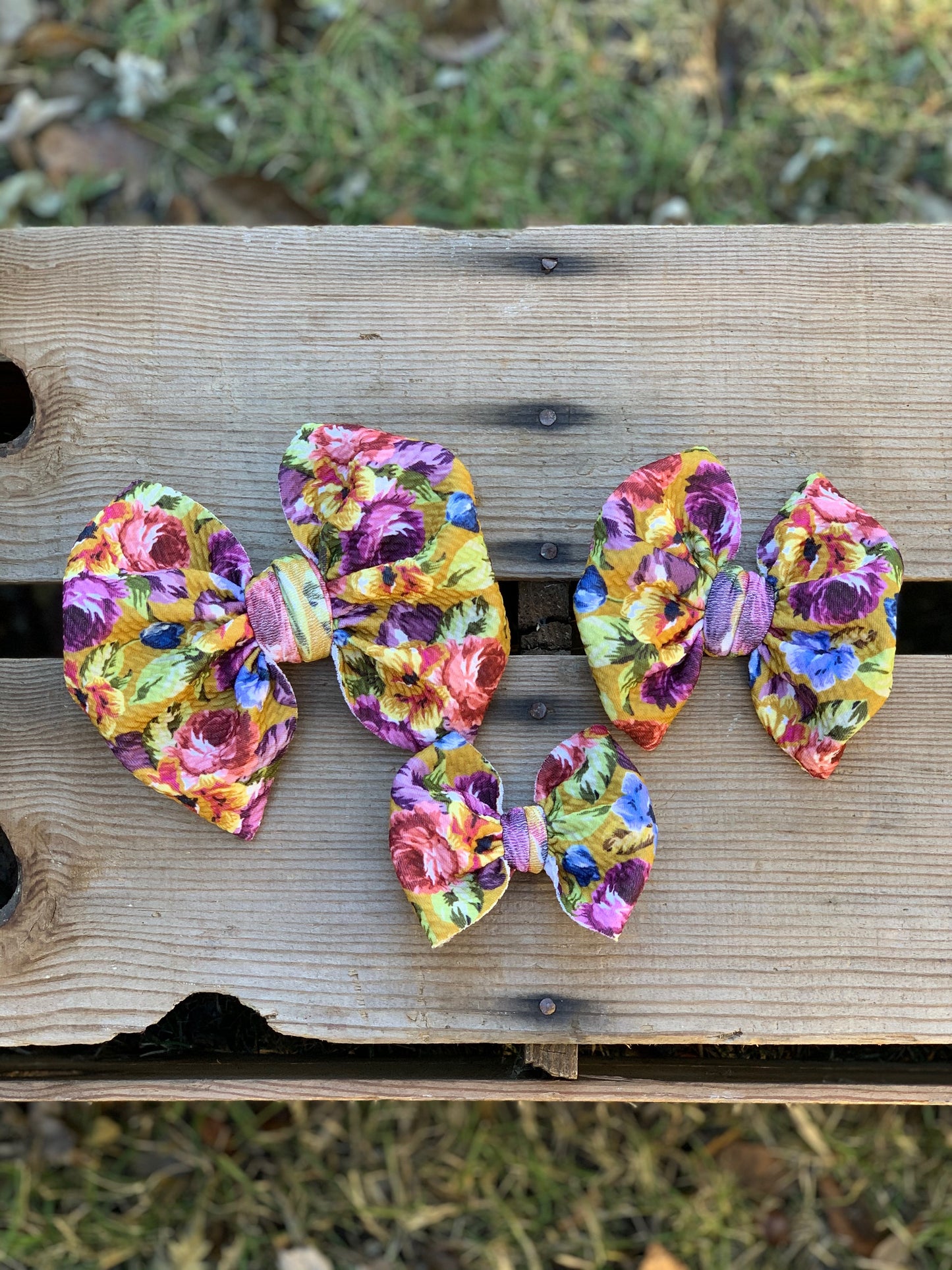 Lilliana Rose Floral Bows