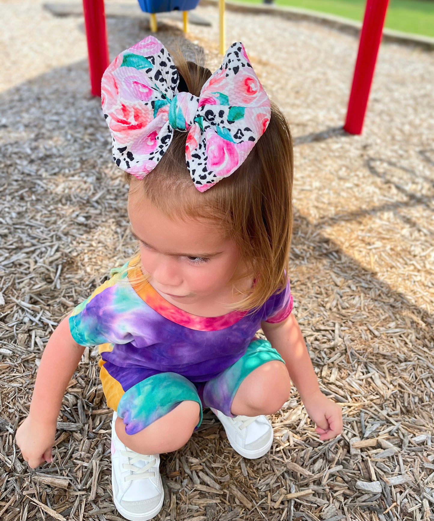 Morgan Leopard Floral Bows