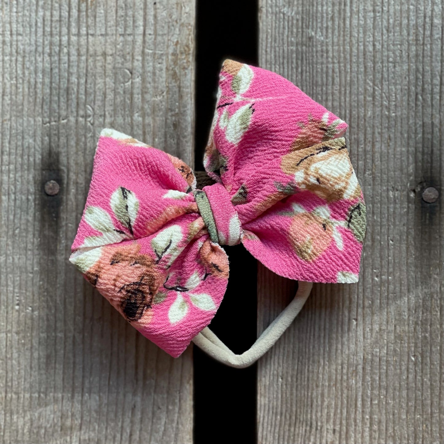 Dusty Pink Rose Pinwheel