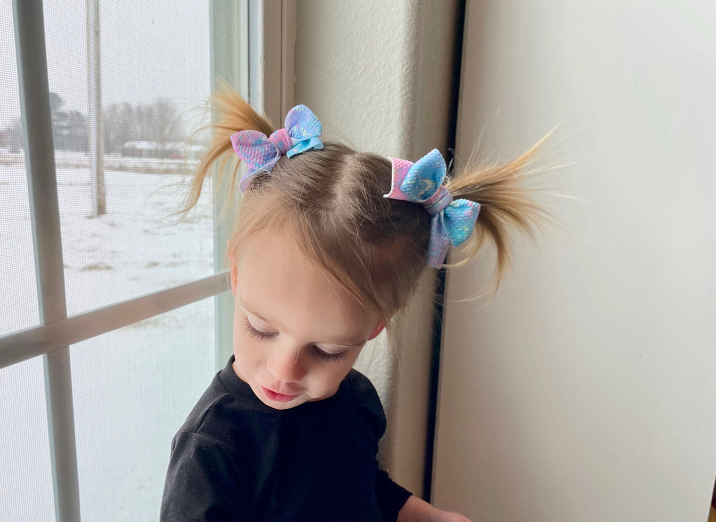 Paint Splatter Pigtails