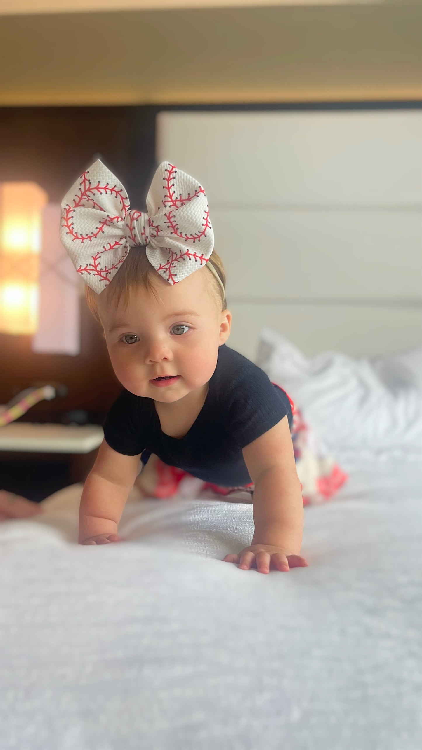 Baseball Stitch Bows