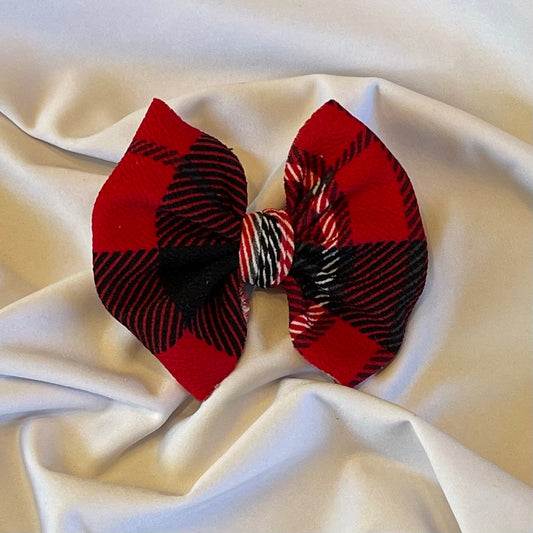 Red Plaid Bows