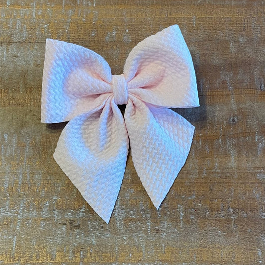 Pastel Pink Sailor Bow