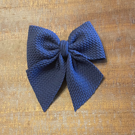 Blueberry Sailor Bow