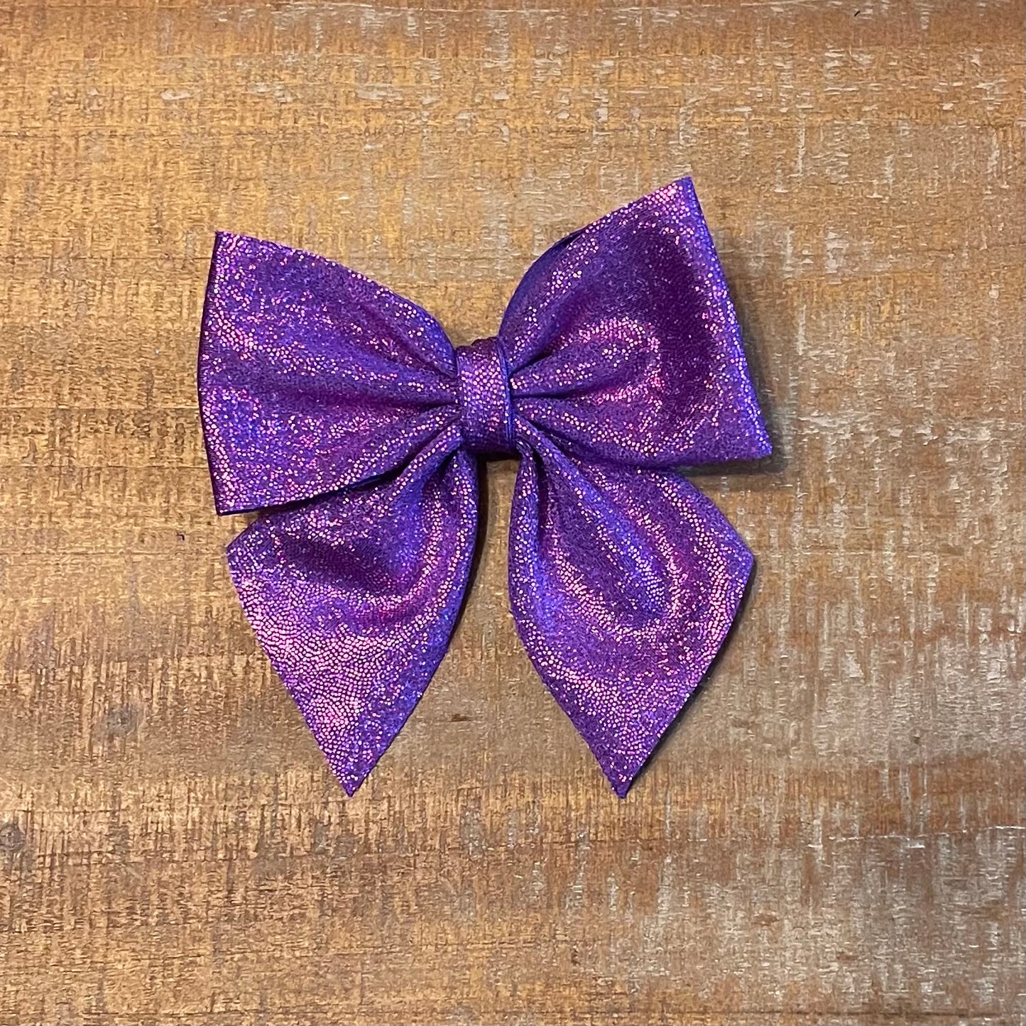 Purple Holo Sailor Bow