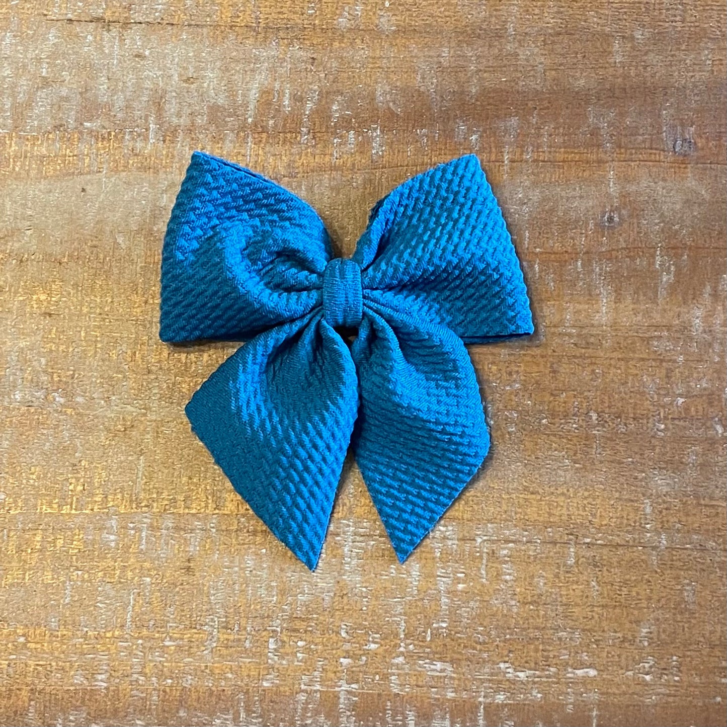 Teal Sailor Bow