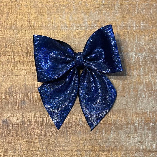Blue Holo Sailor Bow