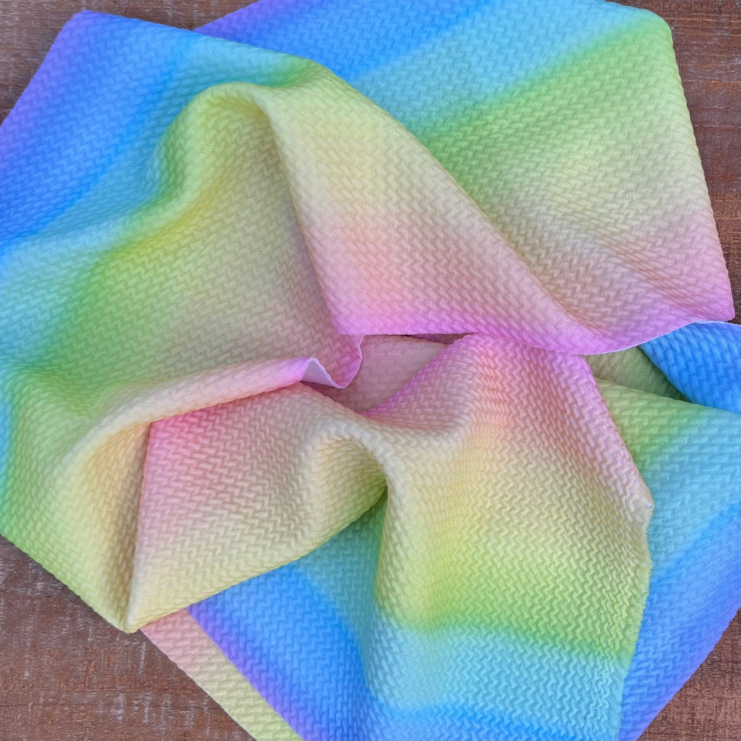 Rainbow Watercolor Pinwheel