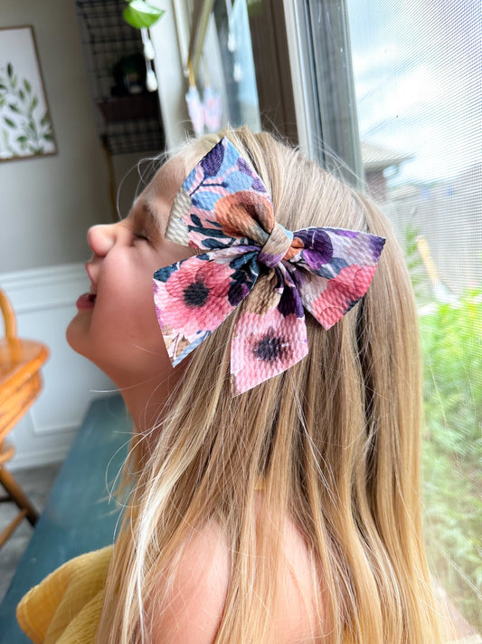 Emelia Floral Sailor Bow