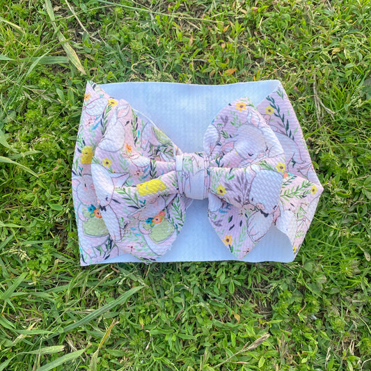 Piggy Floral Headwrap