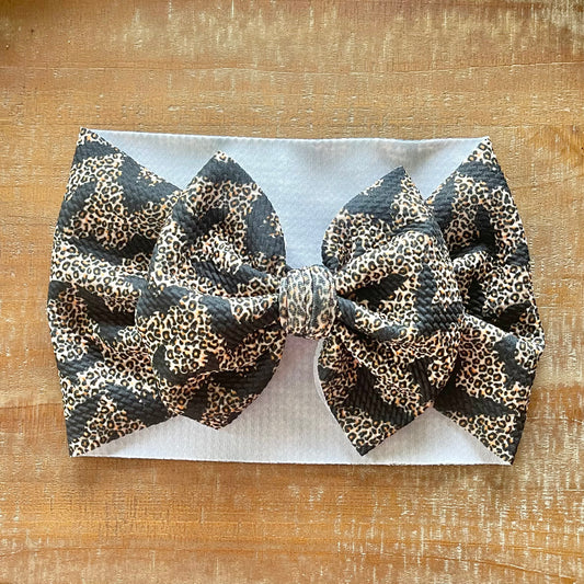 Leopard Bats Headwrap