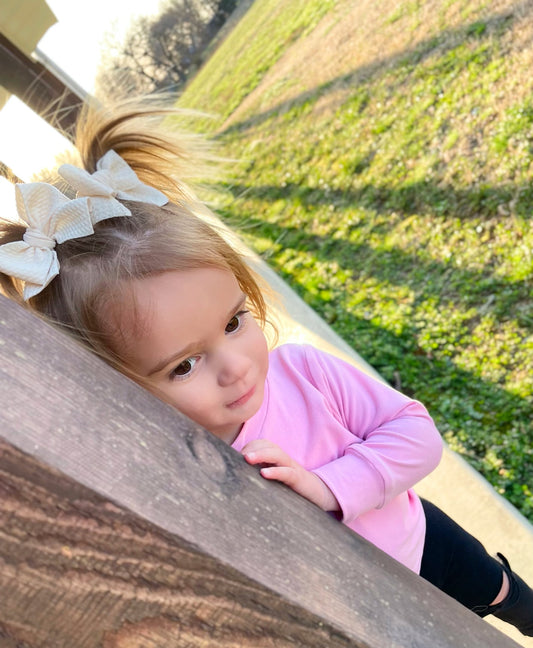 Dusty Cream Pigtails