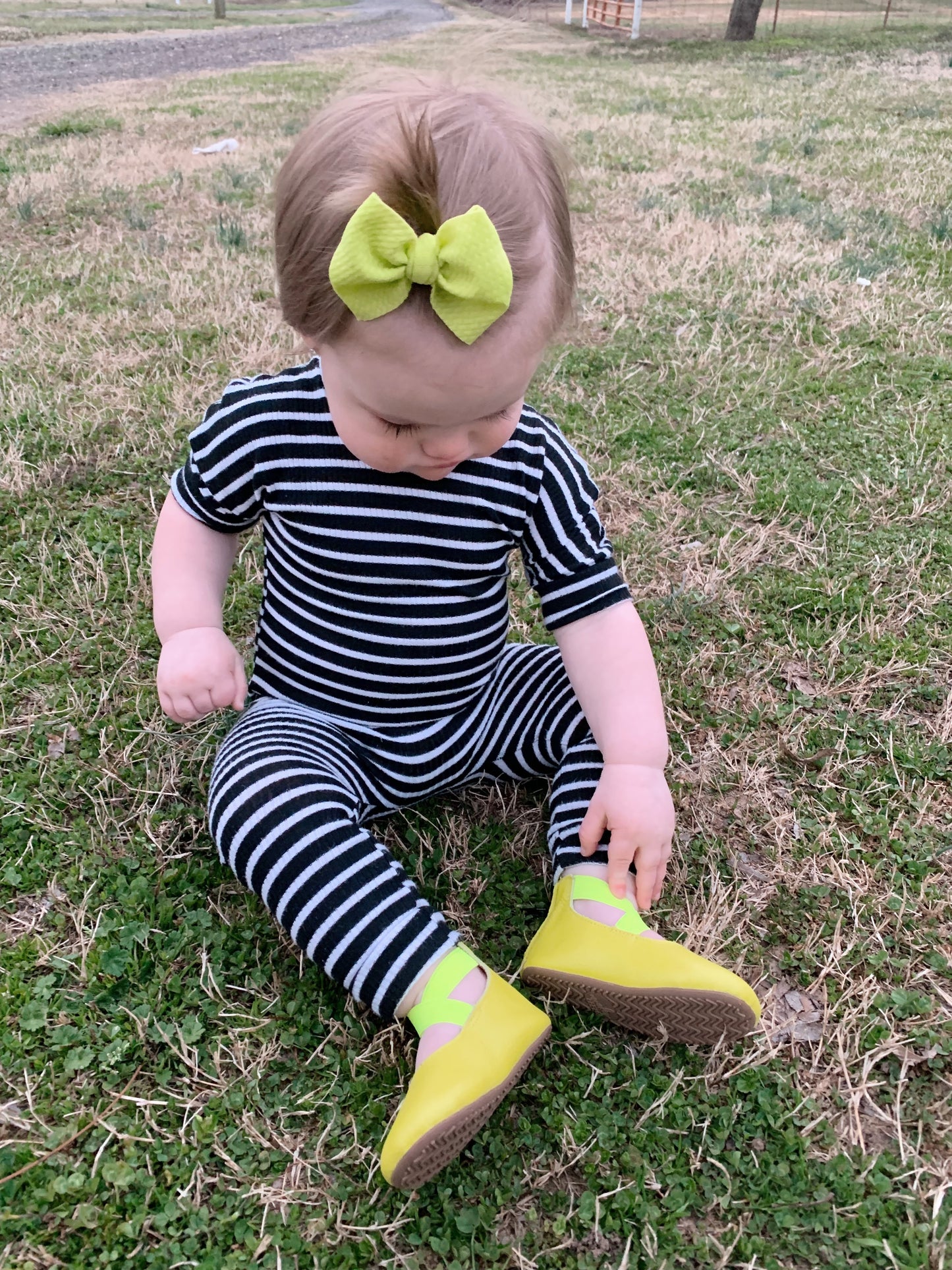 Lime Green Bows