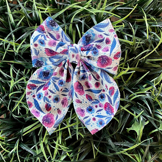 Ava Floral Sailor Bow