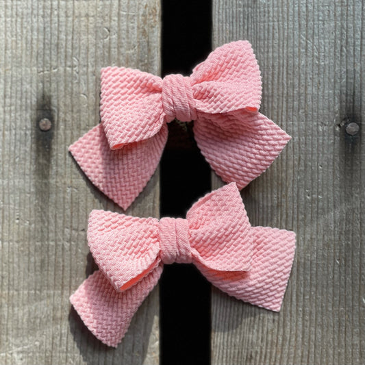Dusty Pink Pigtails