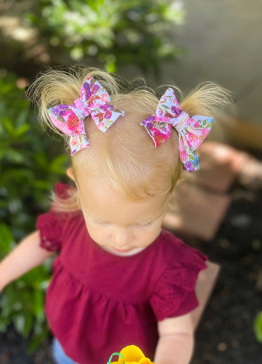 Brooklyn Floral Pigtails