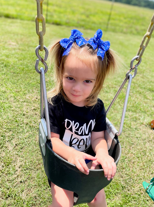 Blue Sparkle Pigtails