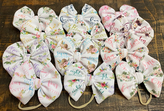 Milestones Monthly Bow Bundle