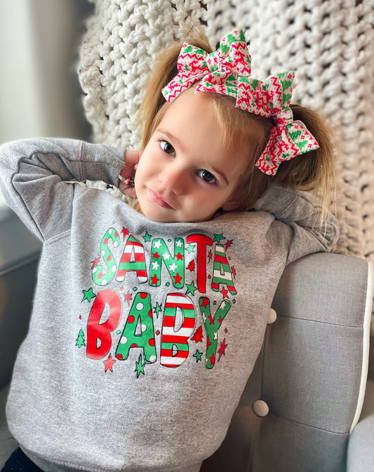 Christmas Sweater Pigtails
