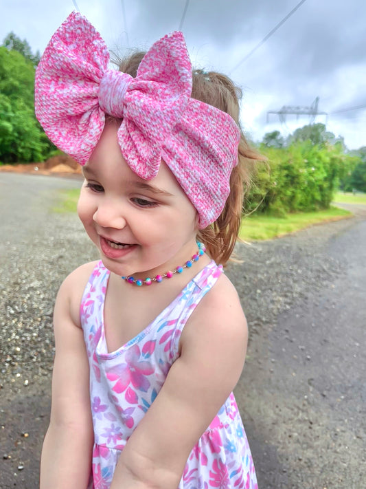 Pink Sparkle Headwrap