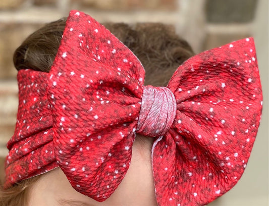 Red Sparkle Headwrap